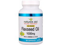 Natures Aid - Flaxseed Oil 1000mg (Omega 3, 6 + 9)- 90 Capsules