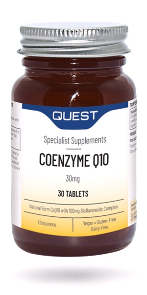 Quest - Coenzyme Q10 - 30mg ( 30 Vegan Tabs )