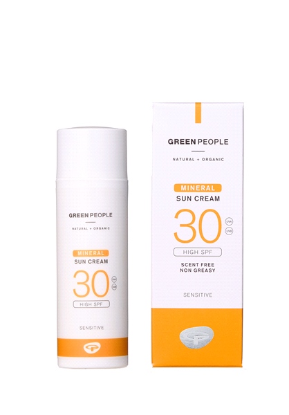 Green People - Facial Sun Cream Scent Free SPF30 (50ml)