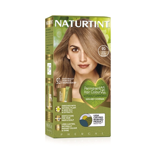 NATURTINT - 8G - Sandy Golden Blond- Permanent  Hair Colourant