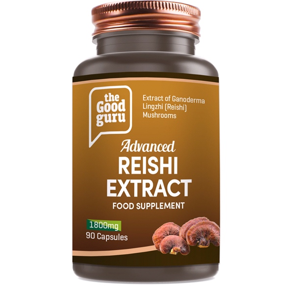 the Good guru - Reishi Mushroom Extract 1800mg (90 Capsules)