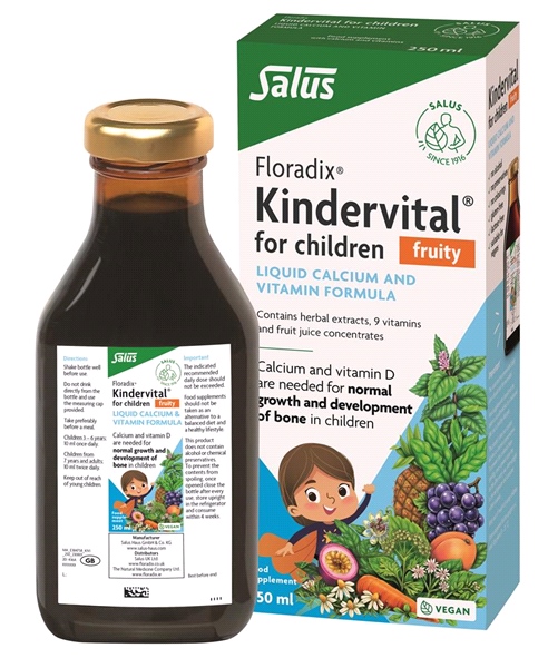 Floradix - New Improved Kindervital for Children Fruity Formula (250ml)