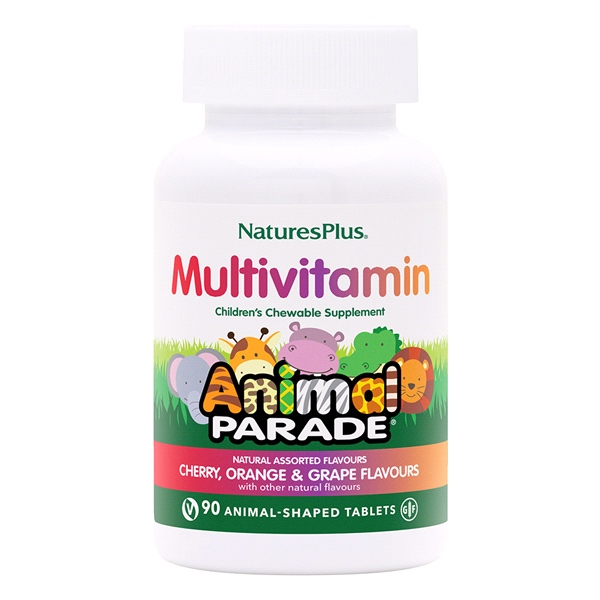 Natures Plus - Animal Parade® Children's Chewable Multi - Assorted Flavours (90 Chewables)