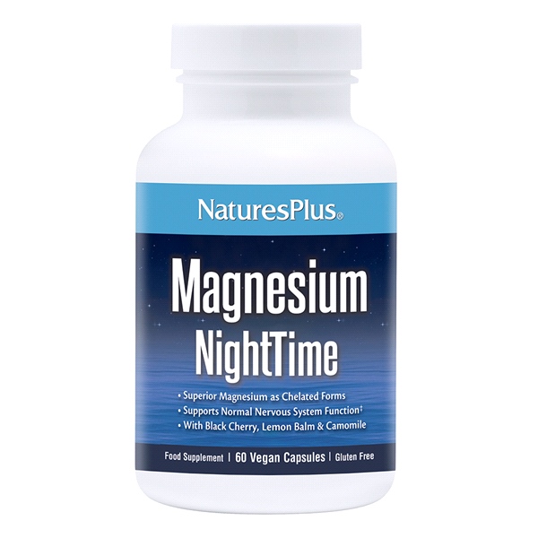 Natures Plus - KalmAssure Magnesium NightTime (60 Vegan Capsules)