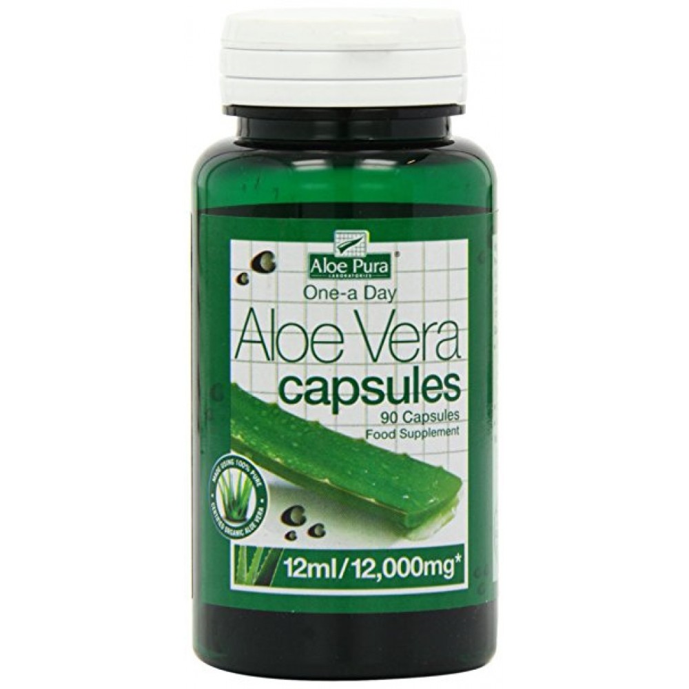 Aloe Vera (90 Capsules) One a Day Aloe pura UK