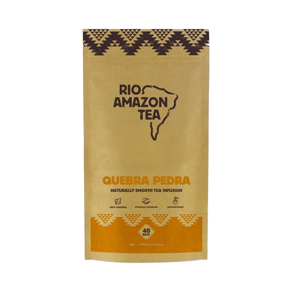 Rio Amazon - Quebra Pedra  ( 15000mg  x  40Tea Bags )  - Helps the Removal of kidney & Gall Stones