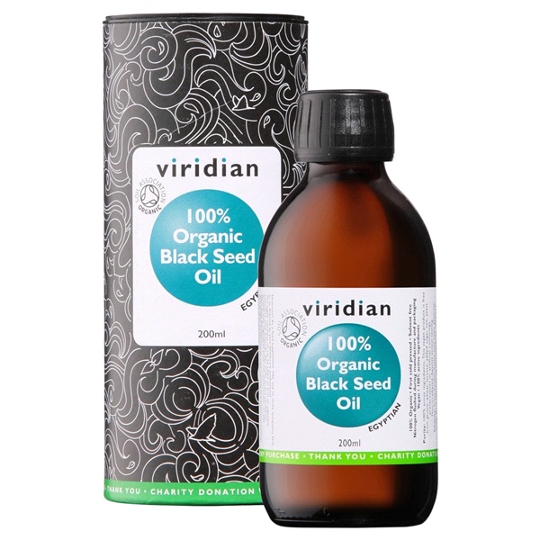 Viridian Nutrition - 100% Organic Black Seed Oil (200ml)